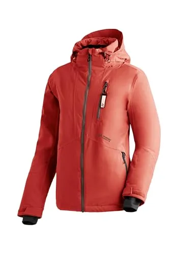 Maier Sports Skijacke Straja Damen - Funktionsjacke für Damen, wind- und wasserdicht mit 3 praktischen RV-Taschen und Kapuze – perfekt für winterliche Abenteuer.