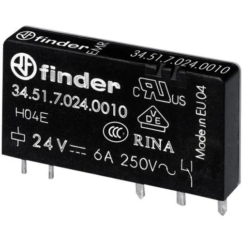 Finder 34.51.7.012.0310 Printrelais 12 V/DC 6 A 1 Schließer 1 St.