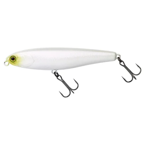 Illex Wobbler Water Monitor 85 Bone Stickbait - Effektiver Kunstköder für Raubfische - Köder & Futtermittel: Der Illex Water Monitor 85 ist ein sinkender Wobbler, perfekt für Barsch und Hecht, mit einer Länge von 8,5 cm und einem realistischen Schwimmverhalten.