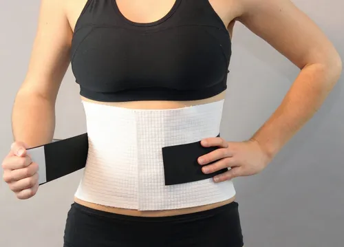 Hydas Rückenstützbandage Extra Stark - Medizinische Verbrauchsmaterialien für den Rücken, bietet extra starke Stützkraft und optimale Anpassung durch innovative OUTLAST-Technologie für besten Tragekomfort.