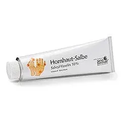 Sanct Bernhard Hornhaut-Salbe - 90 g - Fußpflege mit 10 % Salicyl-Vaselin, weicht Hornhaut auf und bekämpft Hühneraugen nachhaltig für zarte, geschmeidige Haut.