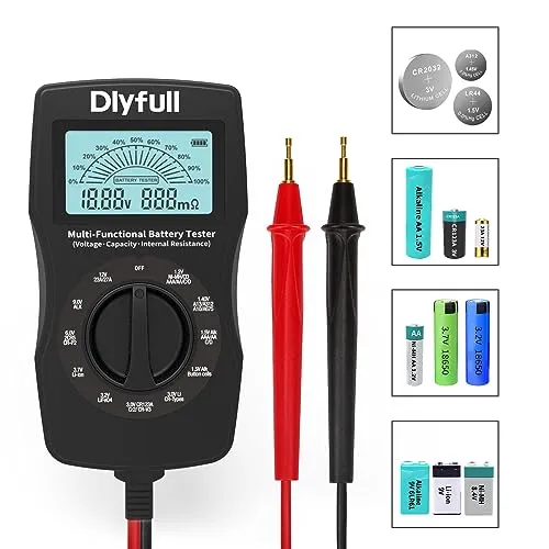 Dlyfull Batterietester Universal LCD
