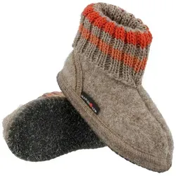 Haflinger Hüttenschuh Paul aus reiner Schurwolle - Hausschuhe aus 100% Schurwolle, warm und bequem, ideal für kalte Tage und gemütliche Stunden zu Hause.