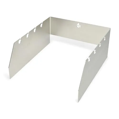 Grillrost.com Edelstahl Windschutz & Spießhalter für Broil King - Grillroste: Massiver Windschutz für Broil King Grills, der auch als Spießgrill dient und die Brenner vor Wind schützt. Hergestellt in Deutschland mit hochwertigen Materialien.