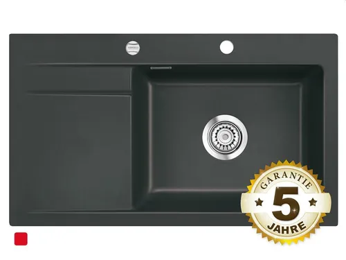 Systemceram Stema 86 SL Schiefer Keramikspüle von systemceram