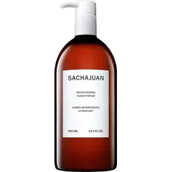 SACHAJUAN Feuchtigkeitsspendende Pflegespülung 990 ml - Haarspülung für trockenes, geschädigtes Haar mit Ocean Silk Technology. Spendiert intensive Feuchtigkeit, repariert Haarschäden und sorgt für glänzendes, leicht frisierbares Haar.
