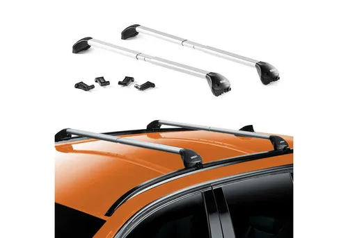 OMAC Dachträger für VW Tiguan 5N 2007-2016, Aluminium Silber, abnehmbar