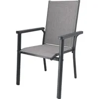 LIVARNO® Alu-Stapelsessel »Houston« hellgrau-meliert