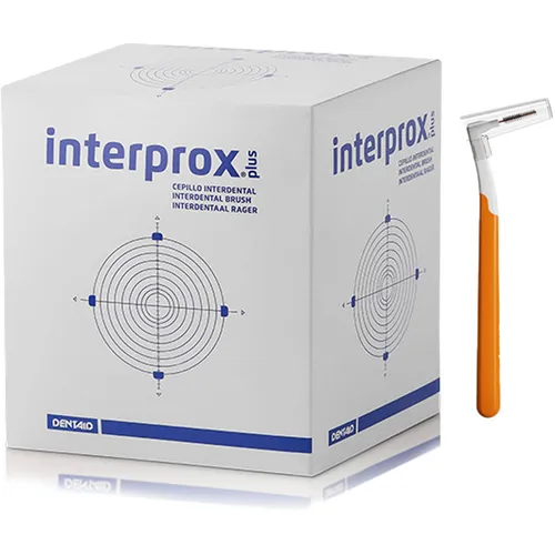 Dentaid GmbH interprox plus Interdentalbürsten 100 Stück, super micro, Orange, PHD 0,9