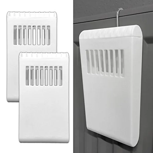 2x Heizung Wasserbehälter - Luftbefeuchter für Heizkörper - 2er Set Luftbefeuchter aus Kunststoff, ideal für Heizkörper. Fördert die Wiederherstellung des Raumklimas in der Heizperiode mit einer Füllmenge von 125 ml.