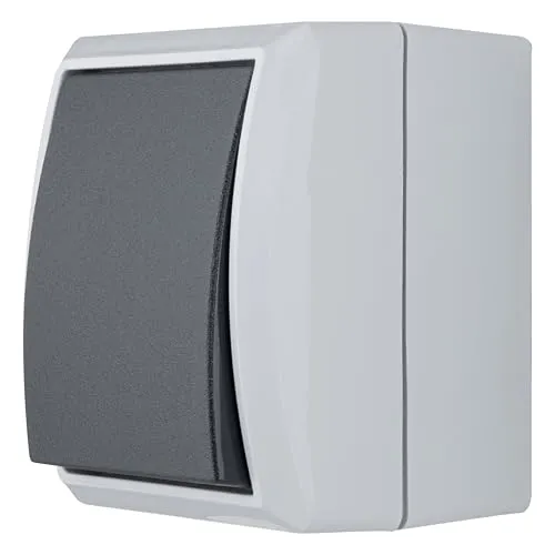 REV-Ritter AquaForm Feuchtraum Schalter, IP 44 in grau von REV