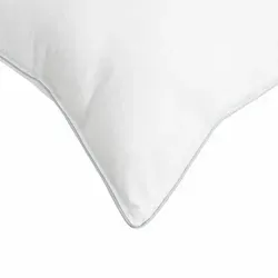 vidaXL Kopfkissen 2er Set 60 x 70 cm - Weiß - Bequeme Kissen mit einer Mischung aus 20% Bambus und 80% Polyester, die für optimalen Schlafkomfort sorgt. Hochatmungsaktiv und pflegeleicht, ideal für jedes Schlafzimmer.