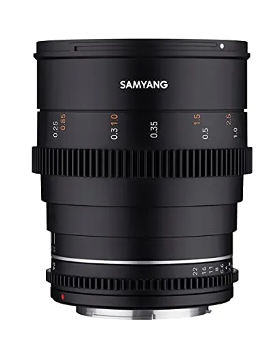 SAMYANG Weitwinkel Cine- und Video Objektiv MF 24mm T1,5 VDSLR MK2 - Objektive - Lichtstarkes T1,5 Weitwinkelobjektiv für kreative Videoproduktionen, ideal für Canon RF Mount.
