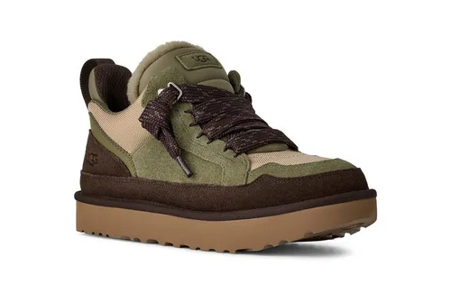 UGG LOWMEL Halbschuh – Modischer Schnürschuh in Beige/Grün, Größe 46 EU - Bequemer Halbschuh mit gepolstertem Schaftrand und modischem Design. Ideal für den täglichen Einsatz – kombiniert Stil und Komfort.