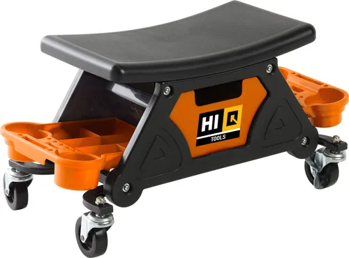 Hi-Q Tools Multi-Werkstatt-Sitz Rollbar 150kg Schwarz/Orange bei POLO