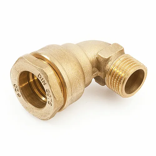 1x PE-Winkel Messing 20 mm 1/2