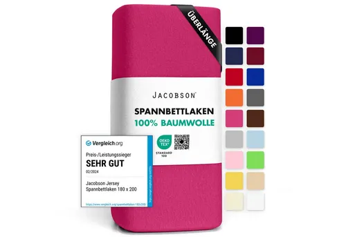 Bettlaken Pink von Jacobson