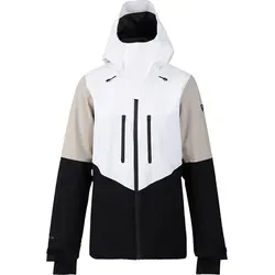 Brunotti Avamon Skijacke Damen – Snow, Größe M - Wasserabweisende und winddichte Skijacke im modernen Colourblock-Design; ideal für aktive Wintersportlerinnen mit optimaler Bewegungsfreiheit und praktischen Features.
