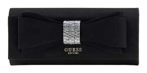 GUESS Schultertasche Abendtasche Elsie Mini Clutch Black schwarz