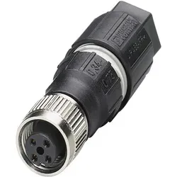 Phoenix Contact - 1641772 Sensor-/aktor-steckverbinder, Unkonfektioniert M12 Buchse, Gerade Polzahl S