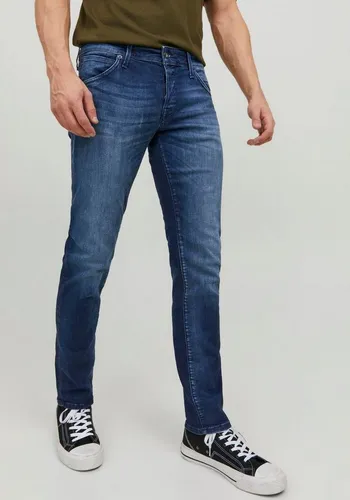 Jack & Jones Slim-fit-Jeans JJIGLENN – Slim-Fit-Jeans mit niedriger Leibhöhe Used, modisch, slim fit, Denim/Jeans