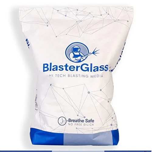 BlasterGlass Hi-Tech Strahlmittel 40-60 Modell BG4060 10kg Glasgranulat