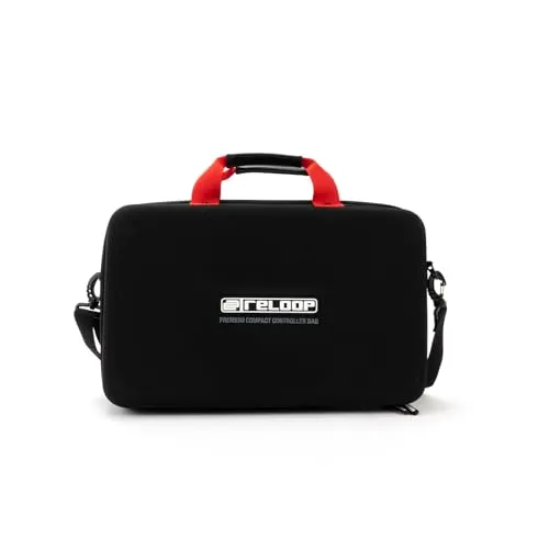 Reloop Premium Compact Controller Bag - Die ideale Tasche für DJ-Controller - PA Koffer & Racks: Kompakte Hartschaumtasche mit integrierter Laptoptasche für Geräte bis 13 Zoll, perfekt für DJs unterwegs.
