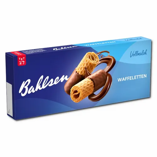Bahlsen Waffeletten Vollmilch, Kekse, Gebäck, 100g Packung 22,50€/1kg
