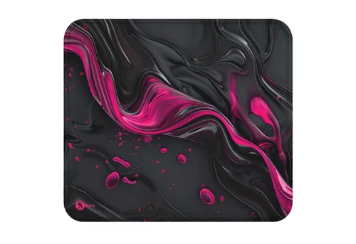 Sunnywall Gaming Mauspad Speed Mousepad XXL Premium 4 mm - Liquid Stripe Milky (Farbauswahl) (inkl. Wallpaper), 45x40, 80x30, 90x40 cm, rutschfest, vernähte Ränder, Tischunterlage