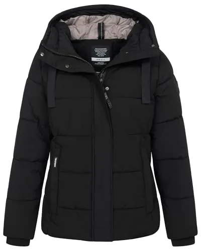 Sublevel Winter Jacke Mantel Parka Steppjacke Warm und Wasserabweisend - Stylische, lange Winterjacke mit hohem Stehkragen und praktischen Reißverschlusstaschen. Ideal für kalte Tage, bietet sie optimalen Schutz und Tragekomfort.