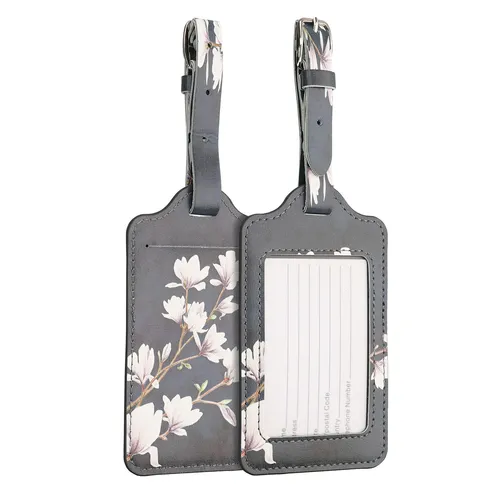 2x Kofferanhänger Adressanhänger Koffer Anhänger Namensschild Schulranzen Gepäck