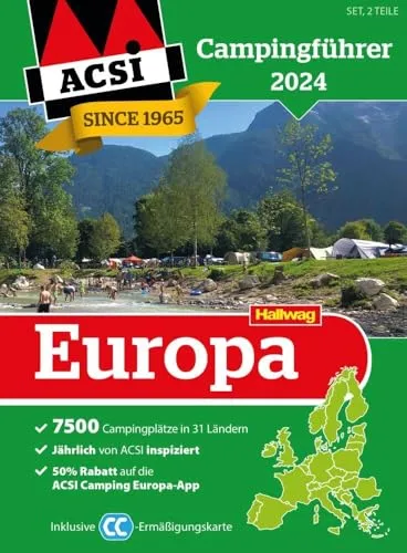 ACSI Campingführer Europa 2024: 2 Bände mit Ermäßigungen