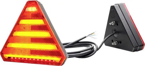 WAS Anhänger-Rückleuchte mit Offenen Kabelenden - Anhängerbeleuchtung mit klarer Lichtverteilung dank moderner LED-Technologie, ideal für sicheres Fahren bei Tag und Nacht. Betriebsspannung: 12-24 V.