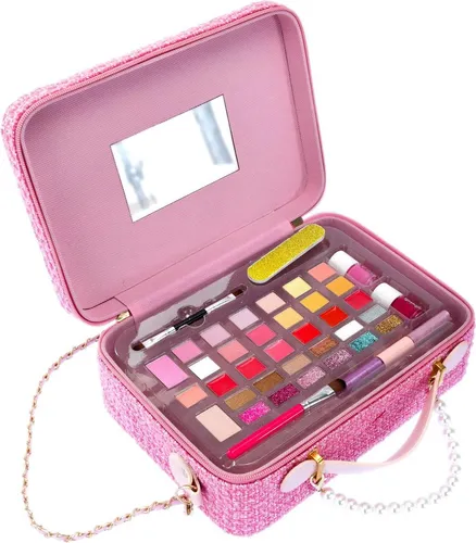 Schminkkoffer für Kinder mit Wendepailletten, 26 x 19 x 9 cm