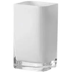 Leonardo Lucca moderne Tisch-Vase aus Glas in weiß von LEONARDO