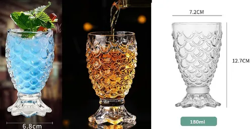 Trinkglas Gläserset 180ml H 12,7cm Wasser, Cocktail, Whisky-Gläser G06 6 x
