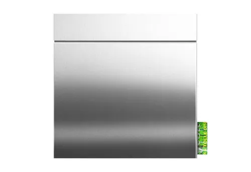 MOCAVI Box 713 Edelstahl-Briefkasten mit Zeitungsrolle - Wandbriefkasten aus hochwertigem, rostfreiem Edelstahl mit integriertem Zeitungsfach und komfortabler Bedienung. Wetterfestes Design und einfache Montage für Ihr Zuhause.