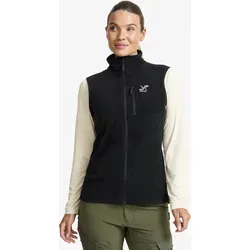 Hiker Fleece Vest Damen Black, Größe:S - Damen > Oberteile > Fleece & Midlayers - Schwarz