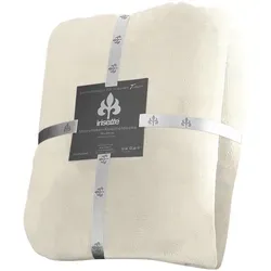 Irisette Wohndecke Relax 8900 - Bettdecken - Kuschelig weiche und pflegeleichte Wohndecke in natur light, ideal für gemütliche Abende auf dem Sofa.