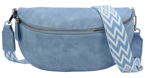 J JONES JENNIFER JONES Bauchtasche Damen - Stilvolle Umhängetasche mit breitem Gurt - Umhängetasche für Damen, vielseitig tragbar als Bauchtasche oder Sling Bag, mit großem Hauptfach und sicherem Reißverschluss-Innenfach für optimale Organisation.