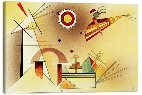 Poster & Bildende Kunst Gelb von Posterlounge