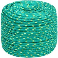 vidaXL Bootsseil Grün 6 mm 100 m von vidaXL