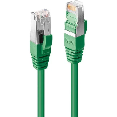 Lindy 3m Cat.6 S/FTP LSZH Netzwerkkabel, Grün RJ45-Stecker, 250MHz, Kupfer, 26AWG (S/FTP, CAT6, 3 m) (45953)