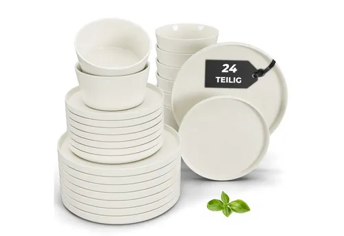 Geschirrsets Weiß von MiaMio