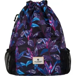 PTN 77709-6548 Print-3 Rucksack - Schwarz/Blau/Rosa