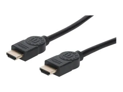 Manhattan 355346 Premium High Speed HDMI-Kabel - 4K@60Hz, 18 Gbit/s Bandbreite, unterstützt 3D und ARC für beeindruckende Bild- und Tonqualität
