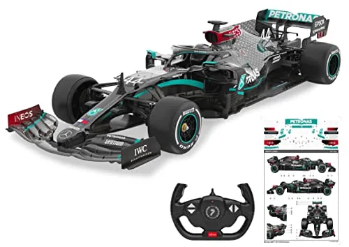 JAMARA Mercedes-AMG F1 W11 EQ Performance 1:12 - Offiziell lizenziertes RC-Modell, originalgetreue Lackierung und 60 Minuten Fahrzeit
