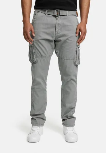 Indicode Cargohose Herren INPascan mit Stretch und 7 Taschen - Die vielseitige Cargohose von INDICODE vereint lässigen Stil mit Funktionalität. Ideal für Freizeit und Sport, bietet sie 7 praktische Taschen und einen bequemen Gürtel.