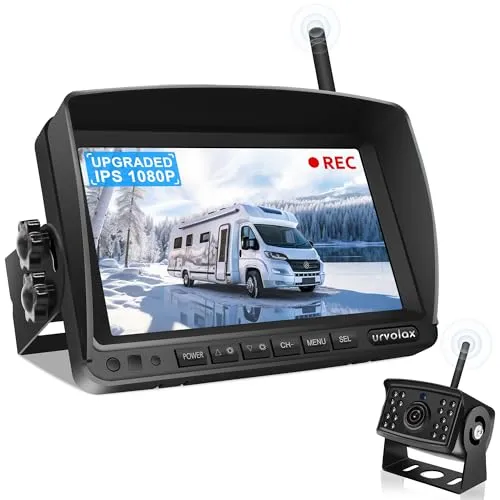 URVOLAX Kabellose Rückfahrkamera mit 7 Zoll Monitor