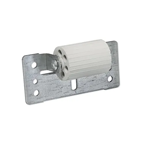 jarolift Maxi Abdruckrolle Stützrolle Führungsrolle für Rollladen über 4 m² Rollladenstütze, aus Aluminium & Kunststoff, 90 x 40 mm